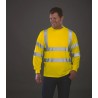 T-SHIRT HAUTE VISIBILITE MANCHES LONGUES