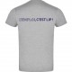 T-shirt MC gris chiné marqué LIP 