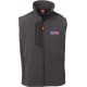 GILET SOFTSHELL CORK ANTHRACITE NOIR