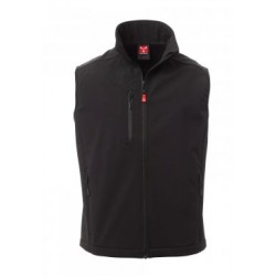 GILET SOFTSHELL CORK ANTHRACITE NOIR