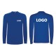 T-SHIRT MARQUÉ LIP ROYAL BLUE
