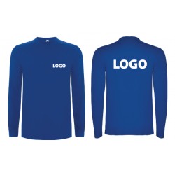 T-SHIRT MARQUÉ LIP ROYAL BLUE