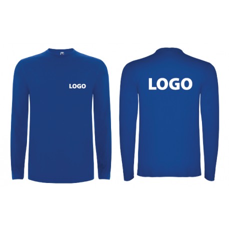 T-SHIRT MARQUÉ LIP ROYAL BLUE