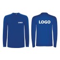 T-SHIRT ML MARQUÉ LIP ROYAL BLUE