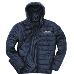 VESTE DOUDOUNE NAVY BRODERIE COEUR COHESIS