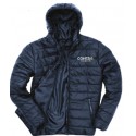 VESTE DOUDOUNE NAVY BRODERIE COEUR COHESIS
