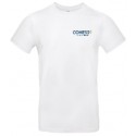 TEE-SHIRT BLANC 145GR MARQUAGE COEUR+DOS COHESIS