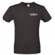 TEE-SHIRT NOIR 145GR  MARQUAGE COEUR+DOS COHESIS