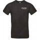 TEE-SHIRT NOIR 185GR MARQUAGE COEUR COHESIS