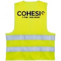 GILET JAUNE HV MARQUAGE DOS COHESIS