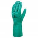 GANTS NITRILE VERT 33 CM LOT DE 12 PAIRES