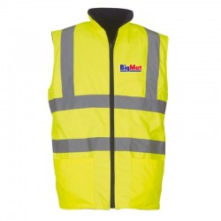 BODYWARMER REVERSIBLE HAUTE VISIBILITE